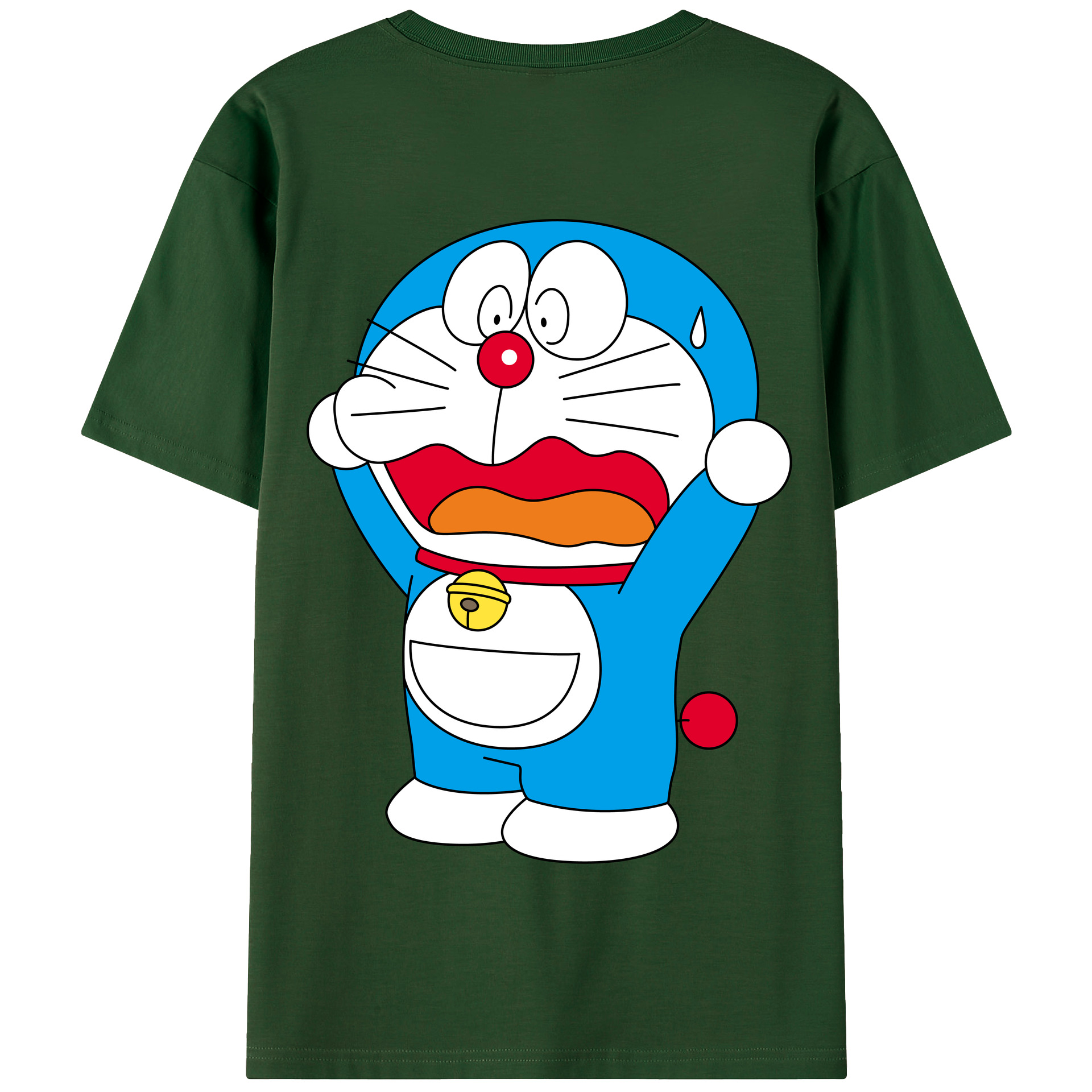 （画像用） ドラえもん Doraemon 綿100％半袖Tシャツ（背面プリント）